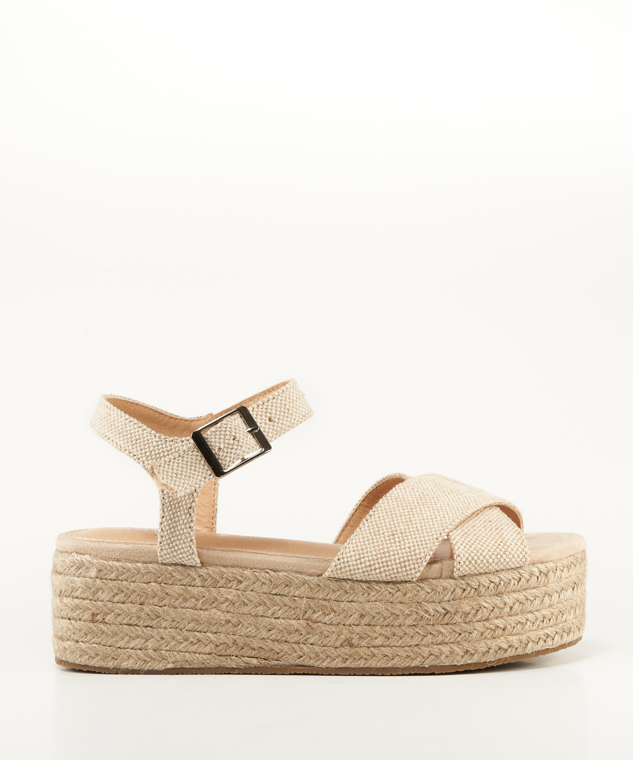 Sandalia esparto plataforma